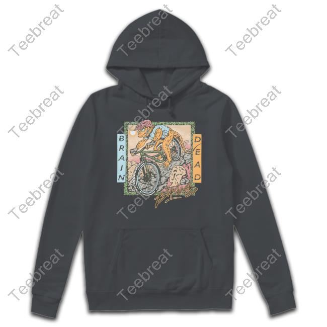 Official Weare Brain Dead Equipment Bike Lizard Shirt