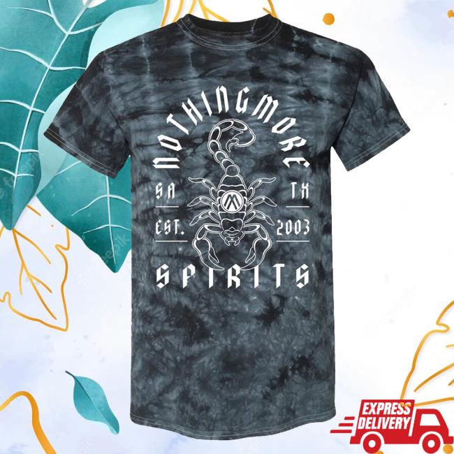 Spirits Tie Dye Scorpion T Shirt Nothing More Merch Store