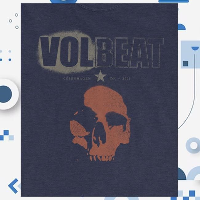 Official Volbeat Merch Store Shop Volbeat Star Power Skull Shirt