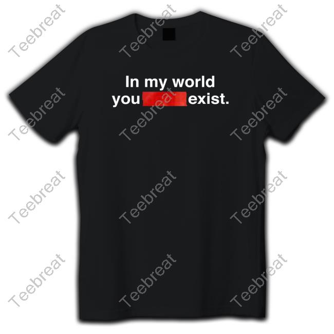 Dominicfike Merch Words Mean Things T Shirt In My World You Don't Exist