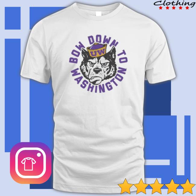 Mike Penix Jr Washington Huskies Bow Down Tee Shirt