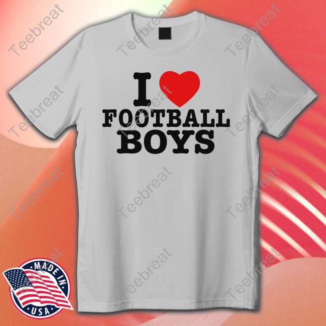 I Love Football Boys Tee