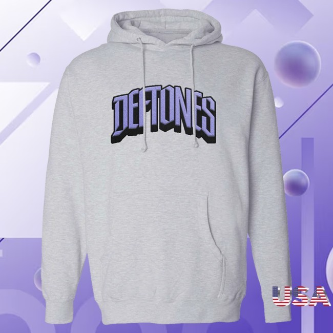 Tack Twill Logo Applique New Hoodie Deftones