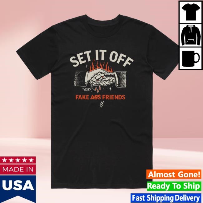 Set It Off Merch FAF Short Sleeve Tee – Set It Off Fake Ass Friends