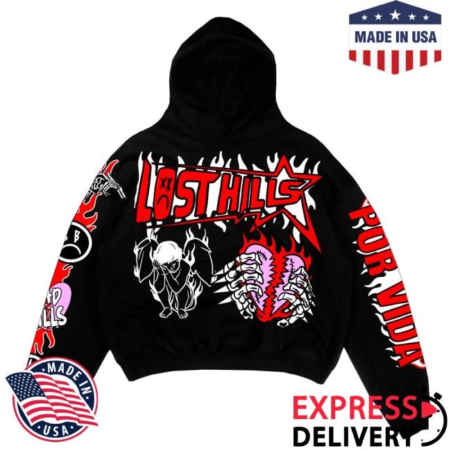 Official Sad Boyz Merch Store LHSBHOODY005 - BLACK Pull Over Hoodie
