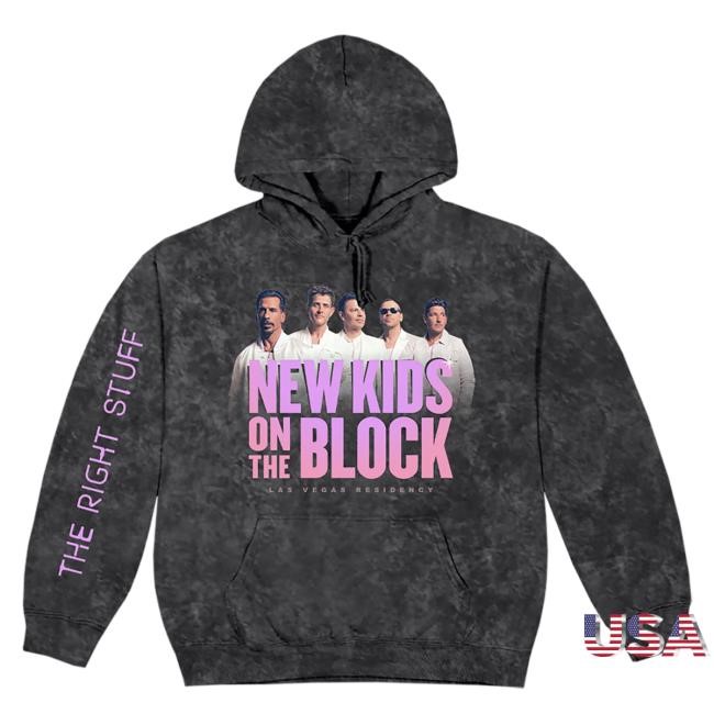 Official New Kids On The Block Store The Right Stuff Las Vegas Residency Hoody Nkotb