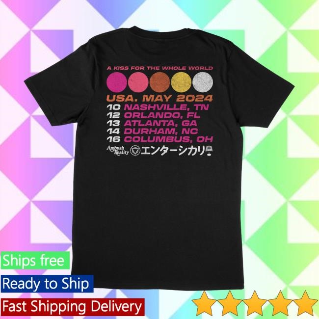 Giant Pacific Octopus - USA Tour Shirt - Enter Shikari
