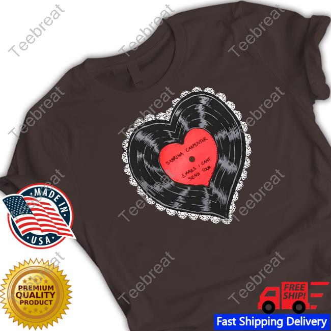 Official Sabrina Carpenter Vinylheart Shirt