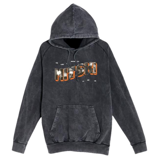 Official Mitski Merch Store Postcard From The Land Crew neck (Vintage Black) Mitski Shop Mitskileaks