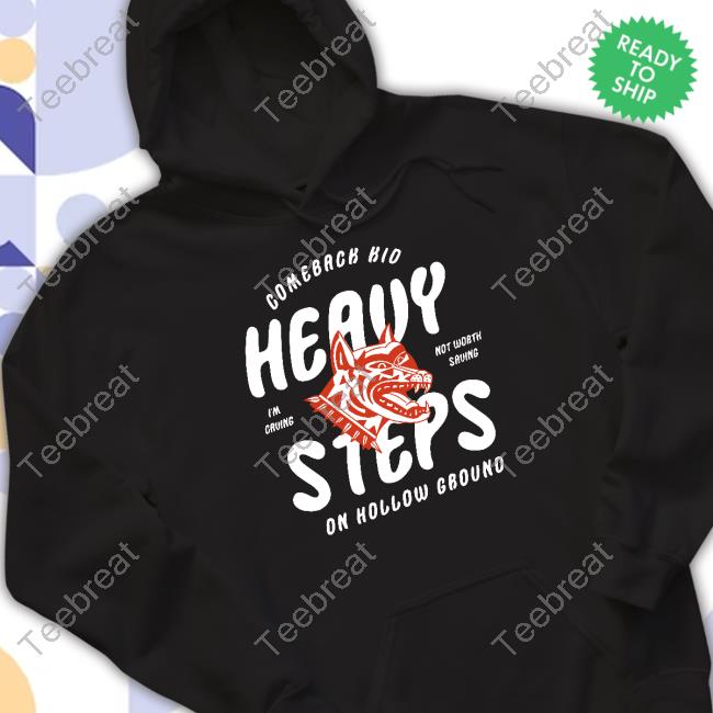 Cut Loose Comeback Kid Heavy Steps On Hollow Ground Dog Head Hoodie