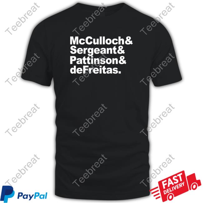 Official Mcculloch & Sergeant & Pattinson & Defreitas Shirt Shirt