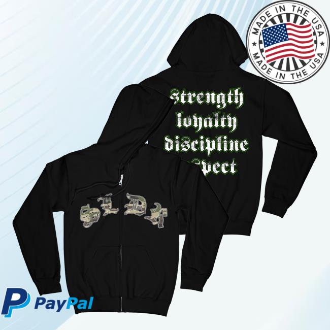 Official Street Soldier Rising Merch Street Soldier - S.L.D.R Zip Up Hoodie Risingmerch