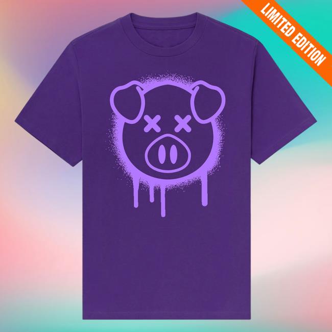 Official Shane Dawson Merch Store Shane Dawson Spray Paint Pig Purple Attractive Shirt ShaneDawson Shane Dawson Apparel Clothing Shop