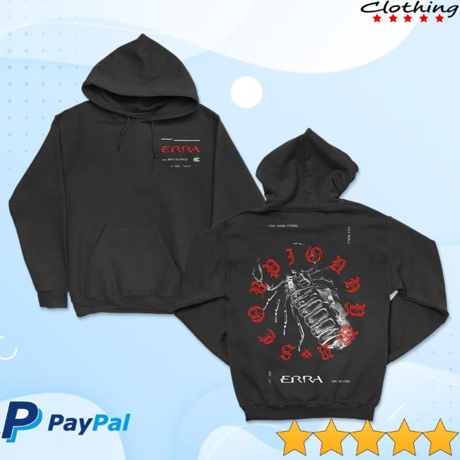 Official Erra Merch Erra Scorpion Hymn Sweaters Black