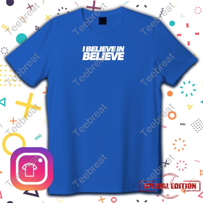 Official Warner Bros Ted Lasso I Believe In Believe Tee