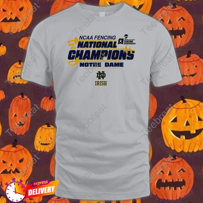 Ncaa Notre Dame Fighting Irish 2023 Fencing National Champions Sweatshirt