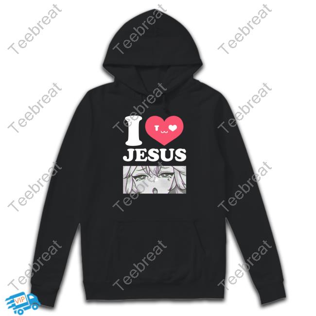 Official Vshojo Merch I Love Jesus Hoodie