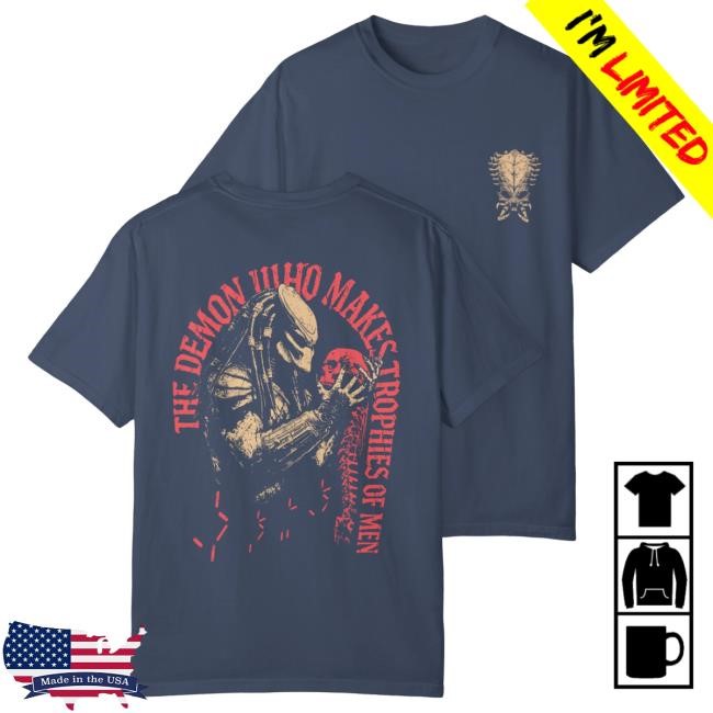 Official Heavy Spoilers Merch 'Trophy Hunter' Double-Sided T Shirt