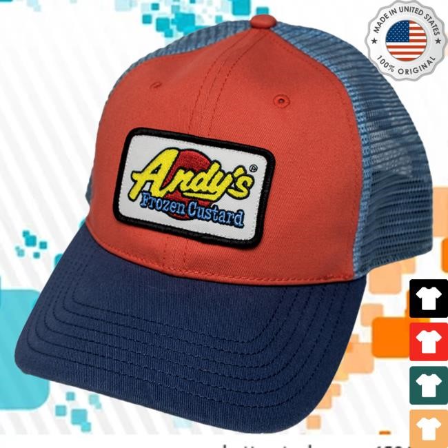 Official Andy's Frozen Custard NEW! Trucker Cap - Mango-Marlin-Slate