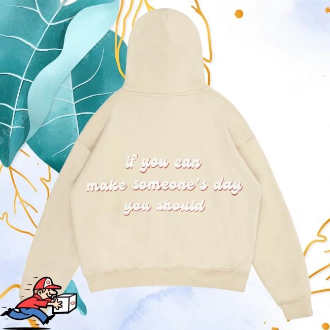 Official Pythia Clothing Pythia Make Someone's Day Popover Hoodie - Sand Pythia Clothing