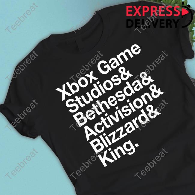 Official Xbox Game Studios & Bethesda & Activision & Blizzard & King Tee Shirt
