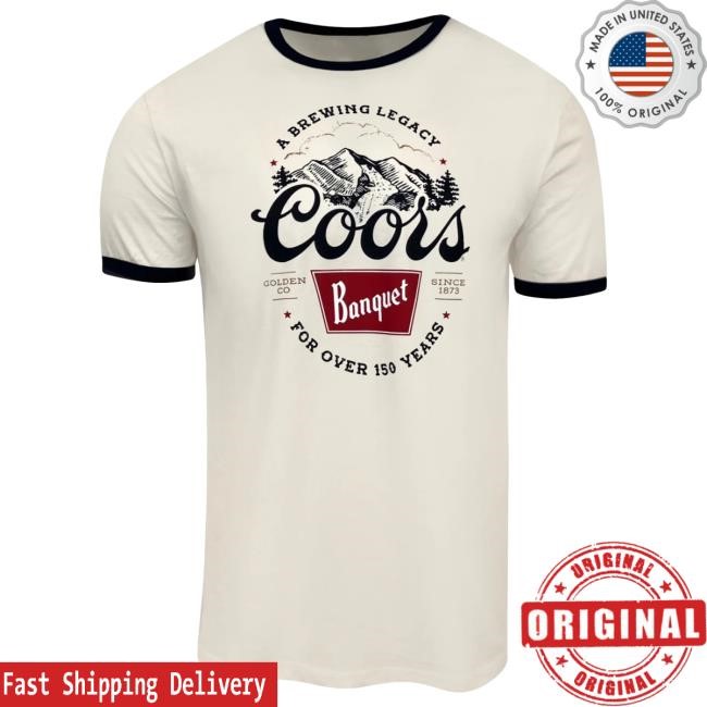 Official Coors Banquet Legacy Ringer Top Shirt