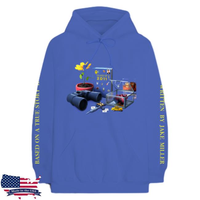 Official Jake Miller Merch Boats Ii Blue Pullover Hoodie