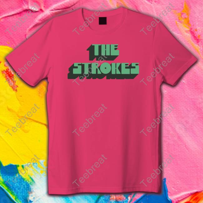 Official The Strokes Vintage Text Shirt Long Sleeve T Shirt