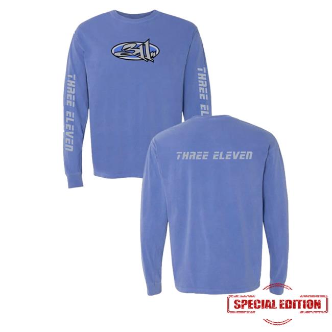 Official Blue Album Three Eleven 311 Pullover Hoodie