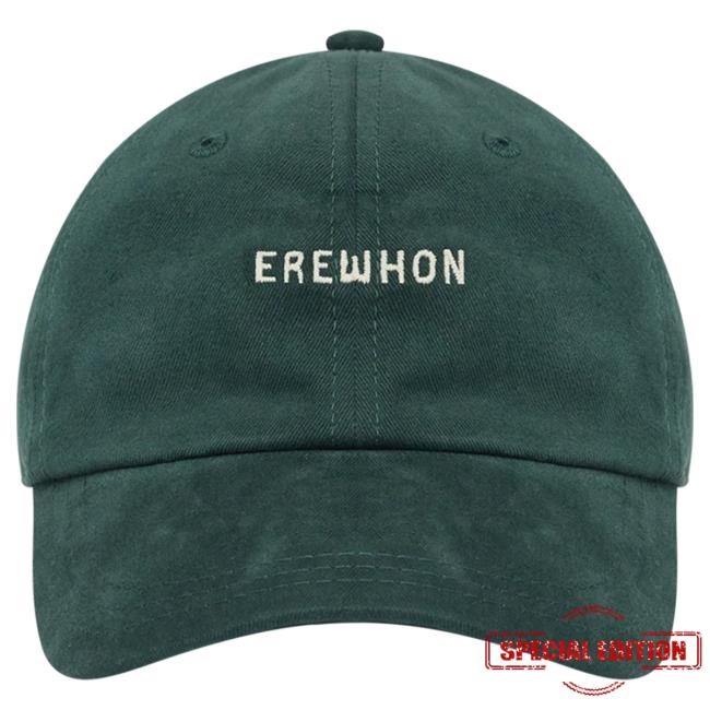 Official Erewhon Dad Cap | Brushed Twill White Erewhon Market