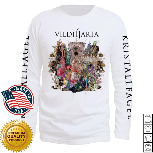 Vildhjarta Merch Kristallfågel White Sweatshirt