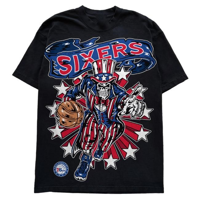 76ers Stars and Stripes Shirts | Warren Lotas Official NBA