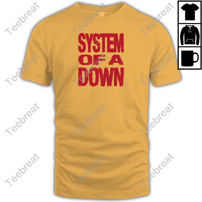 Official System Of A Down Self-Titled Stacked Logo Hoodie