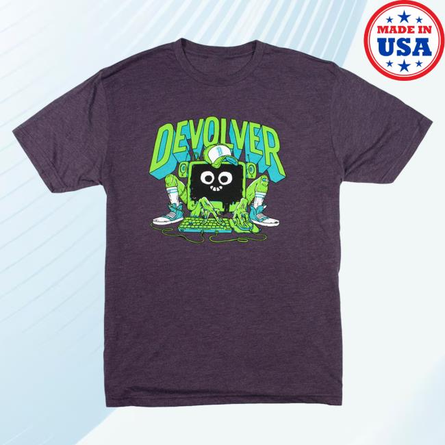 Official Devolver Digital Computer (Purple) Shirt