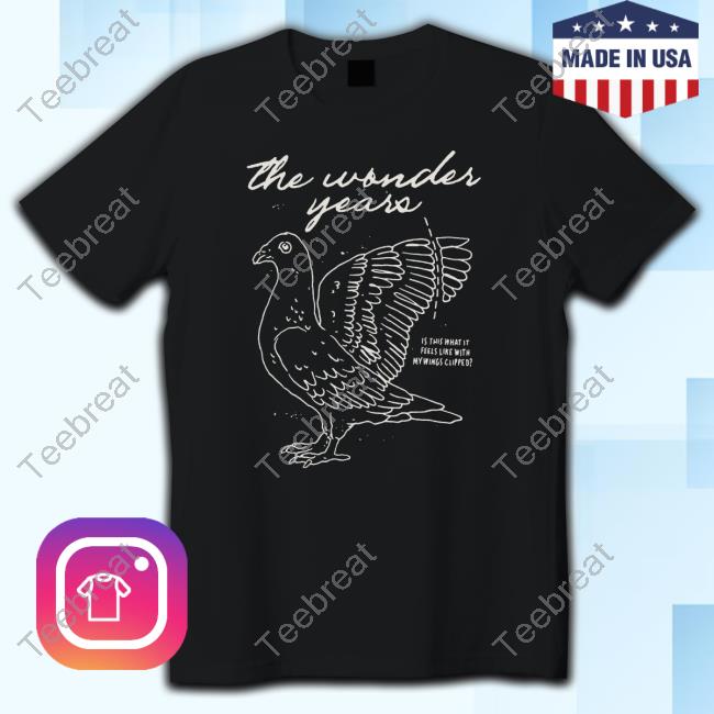 Official The Wonder Years Merch Is This What It Feels Like With My Wings Clipped Long Sleeve Loneliest Place On Earth