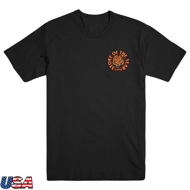 Official Story Of The Year Merch Tiger T Shirts