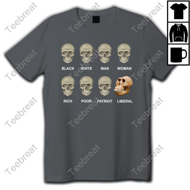 Black White Man Woman Rich Poor Patriot Liberal Tee Shirt