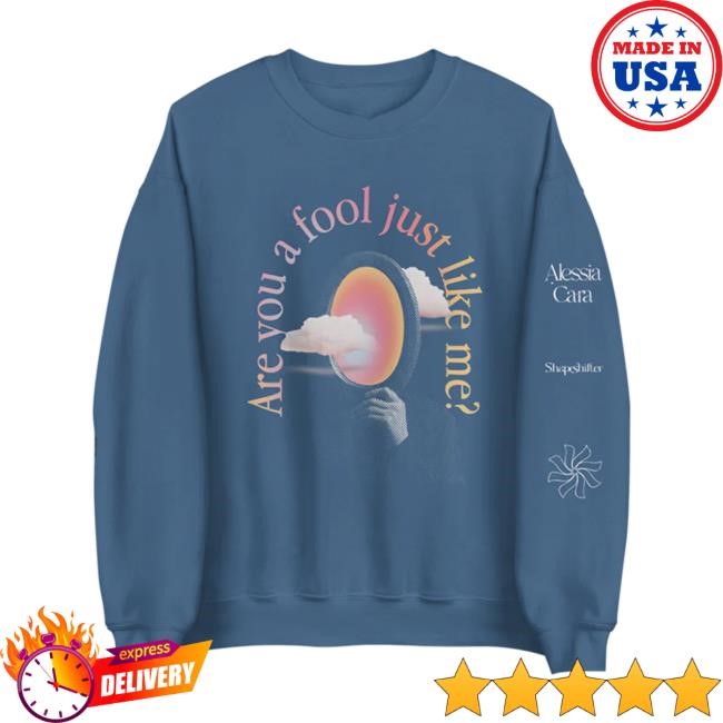 Official Def Jam Store Alessia Cara: 'Are You A Fool' Slate Blue Hoodie