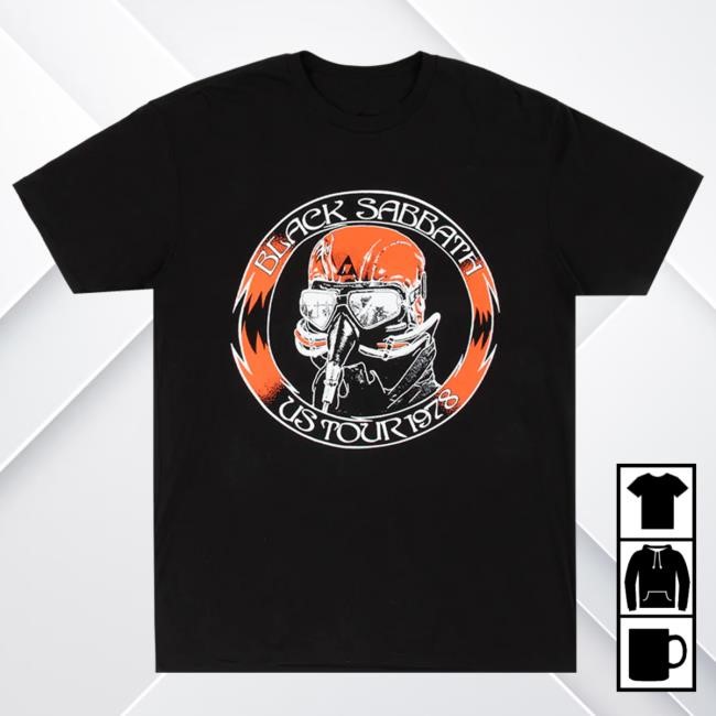 Never Say Die 1978 Tour New T-Shirt - Black Sabbath Official Store