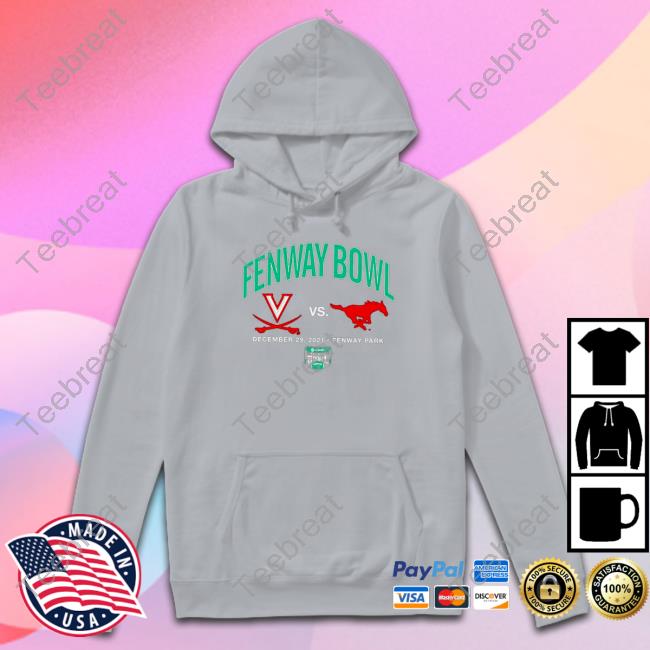 Virginia Cavaliers vs SMU Mustangs 2022 Fenway Bowl Dueling shirt Hoodie Official Virginia Cavaliers vs SMU Mustangs 2022 Fenway Bowl Dueling shirt shirt