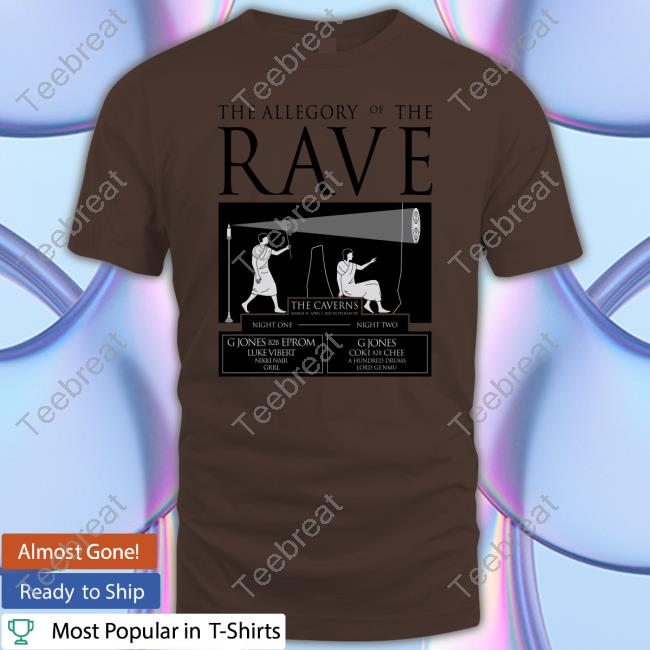 Official G Jones Merch The Allegory of the Rave T Shirt