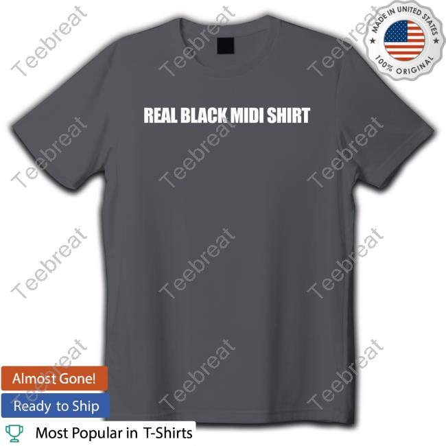 Official Mellie Gothesbian Real Black Midi Shirt