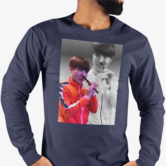 Jhope Hoseok Flute Long Sleeve T Shirt