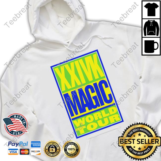 Official Brasil Bruno Mars XXIVK Magic World Tour Tee Shirt