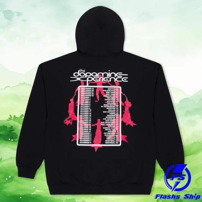 Official Lil Tecca Merch Store The Dopamine Experience Us Tour Hoody