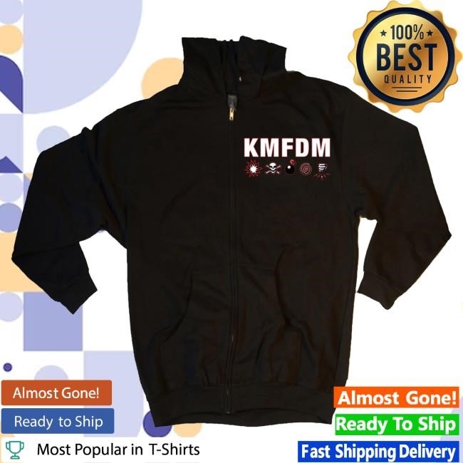 Official Kmfdm Merch Store Shop Kmfdm Symbols Attractive Hoodie - CLASSIC!