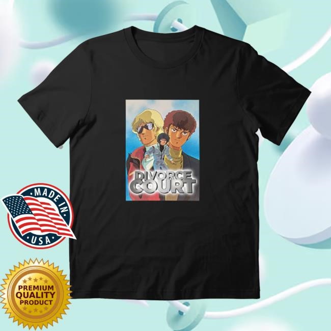Zeta Gundam Quattro Amuro Kamille Divorce Court Yaoi Tee