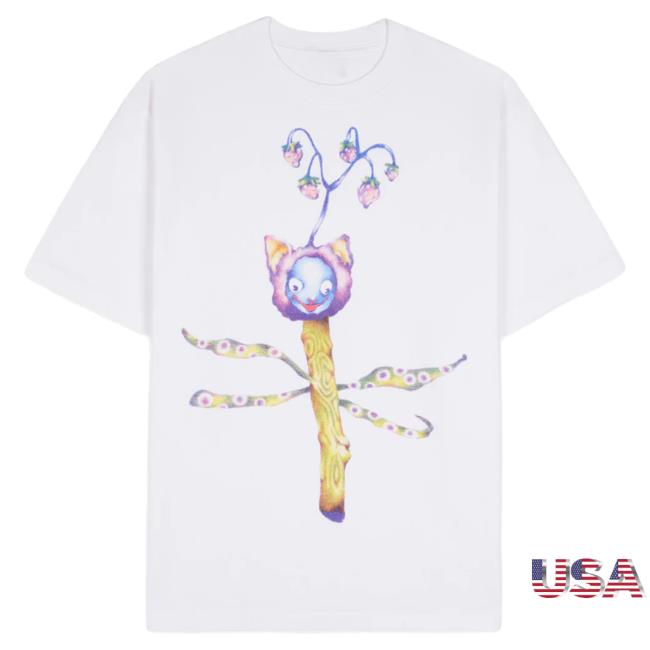 Official Brain Dead Merch Store We Are Brain Dead Gaspar Twig Tshirt - White Brain Dead Apparel Clothing Shop BrainDead