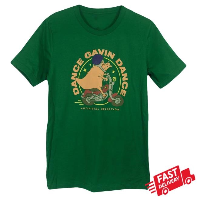 Official Dance Gavin Dance Merch Character Green Attractive Shirt DanceGavinDance