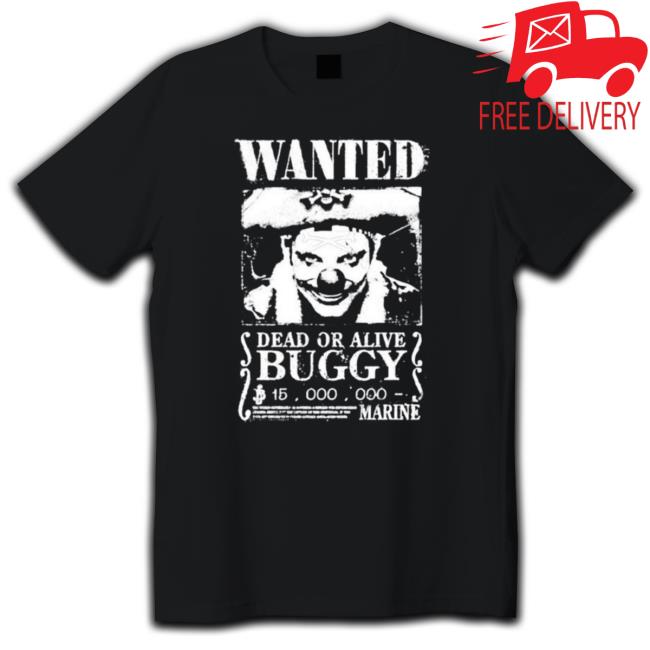 Ripple Junction One Piece Live-Action Buggy Wanted Shirt
